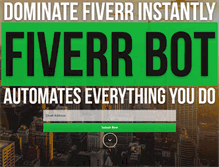 Tablet Screenshot of fiverrbot.com
